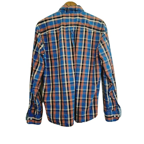 Johann Popken Men's Size Large 41/42 Button Up Plaid Shirt Modern Fit - Picture 7 of 10